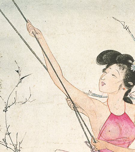 永靖县-胡也佛的仕女画和最知名的金瓶梅秘戏图
